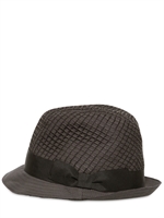 DOLCE & GABBANA - CAPPELLO IN TESSUTO A INCROCI