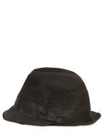 DOLCE & GABBANA - CAPPELLO IN TESSUTO A INCROCI