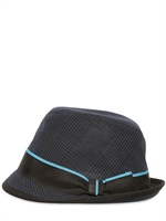 DOLCE & GABBANA - CAPPELLO IN PRINCIPE DI GALLES A QUADRI