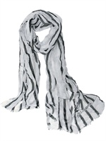 DOLCE & GABBANA - STRIPED PRINT SCARF