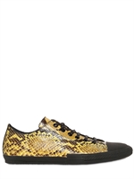 JIL SANDER - PYTHON SNEAKERS