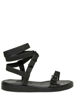 ANN DEMEULEMEESTER - 25MM LEDER KNÖCHEL BAND SANDALEN
