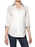 BURBERRY BRIT - KARIERTES PROFILE BAUMWOLL POPLIN HEMD