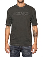 DSQUARED - COTTON DESTROYED DSQUARED T-SHIRT