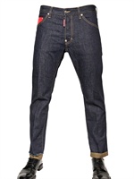 DSQUARED - 16,5CM COOL GUY DENIM CHECK JEANS
