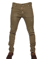 DSQUARED - 16,5CM PAINTED DENIM COOL GUY JEANS