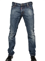 DSQUARED - 19CM DENIM SLIM FIT JEANS
