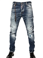 DSQUARED - 16,5CM KENNY TWIST DENIM JEANS