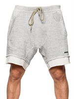 DSQUARED - COTTON MELANGE FLEECE SHORTS
