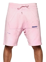 DSQUARED - COTTON FLEECE SHORTS
