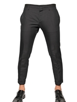 DSQUARED - 16CM COTTON SILK GLAM ROCK TROUSERS