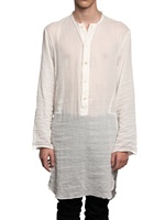 ANN DEMEULEMEESTER - BAUMWOLL GAUZE LANGES HEMD