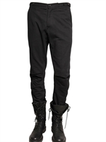 ANN DEMEULEMEESTER - VERSTÄRKTE BAUMWOLL HOSE