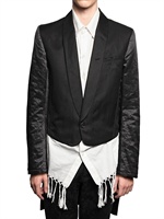 ANN DEMEULEMEESTER - TON IN TON FISCHGRÄTEN ENGE JACKE