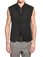 NEIL BARRETT - GILET IN TWILL DI COTONE