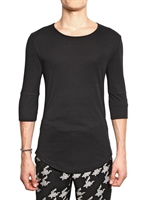 NEIL BARRETT - T-SHIRT IN JERSEY DI COTONE A COSTINE