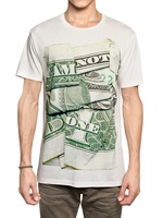 NEIL BARRETT - T-SHIRT STAMPA DOLLARO