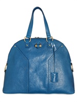 YVES SAINT-LAURENT - MUSE OVERSIZED MATT LEATHER