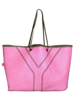 YVES SAINT-LAURENT - NEON DOUBLE REVERSIBLE LARGE TOTE