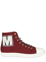 MARC JACOBS - CANVAS & LEDER HOHE SNEAKERS