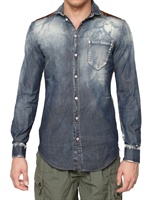 D&G - WASHED DENIM & SEIDEN HEMD