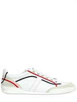 DIOR HOMME - CONTRASTING STITCHING CALFSKIN SNEAKERS