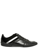 DIOR HOMME - PATENT INSERTS CALFSKIN SNEAKERS