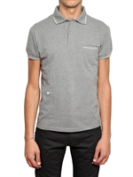 DIOR HOMME - BEE EMBROIDERED PIQUET COTTON POLO