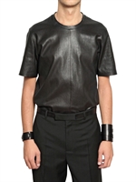 DIOR HOMME - KURZÄRMELIGES STRETCH NAPPA HEMD