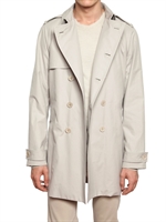 DIOR HOMME - WATERPROOF COTTON TOILE TRENCH COAT