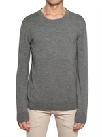 DIOR HOMME - RAW CUT FINE WOOL KNIT SWEATER