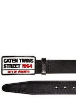 DSQUARED - LEATHER TORONTO CITY BELT