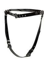 DSQUARED - PATENT LONDON FIGHTER BELT