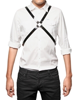 DSQUARED - PATENT HARNESS LONDON FIGHTER FASHION EX