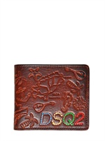 DSQUARED - PRINTED & PAINTED LOGO WALLET