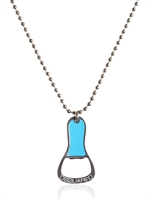 DSQUARED - METAL CHAIN BOTTLE OPENER NECKLACE