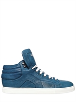 DSQUARED - LEATHER HIGH SNEAKERS