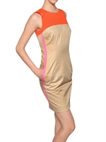 DSQUARED - MULTICOLOR COTTON POPLIN DRESS