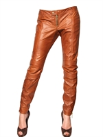 DSQUARED - NAPPA LEATHER BIKER TROUSERS