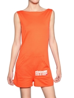DSQUARED - COTTON FLEECE JUMPSUIT