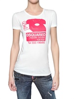 DSQUARED - PRINTED COTTON JERSEY T-SHIRT