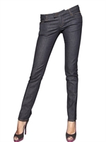 DSQUARED - SLIM UNWASHED DENIM JEANS