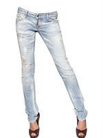 DSQUARED - SLIM DESTROYED DENIM JEANS