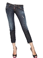 DSQUARED - SLIM SUPER STUDDED DENIM JEANS