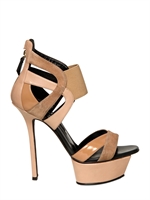 DIEGO DOLCINI - 130MM LEATHER & SUEDE SANDALS
