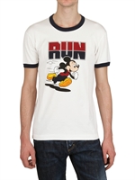 D&G - MICKEY MOUSE RUN COTTON JERSEY T-SHIRT