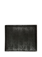 DIOR HOMME - LOGO JACQUARD LEATHER WALLET