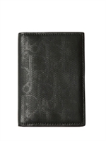 DIOR HOMME - LOGO JACQUARD LEDER KREDIKARTEN HALTER - SCHWARZ
