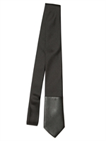 DIOR HOMME - 6,5CM LEATHER POINT SILK TIE