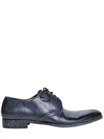 DOLCE & GABBANA - WASHED & BRUSHED LEDER SCHNÜRSCHUHE